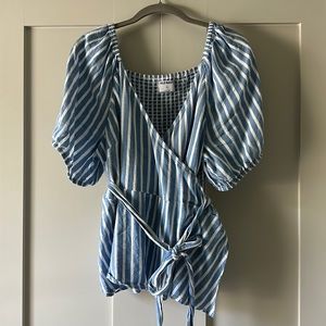 Old Navy Wrap Tie Top XL